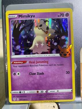 Pokémon TCG Mimikyu 081/189 Holofoil Trick or Trade Halloween Promo Card
